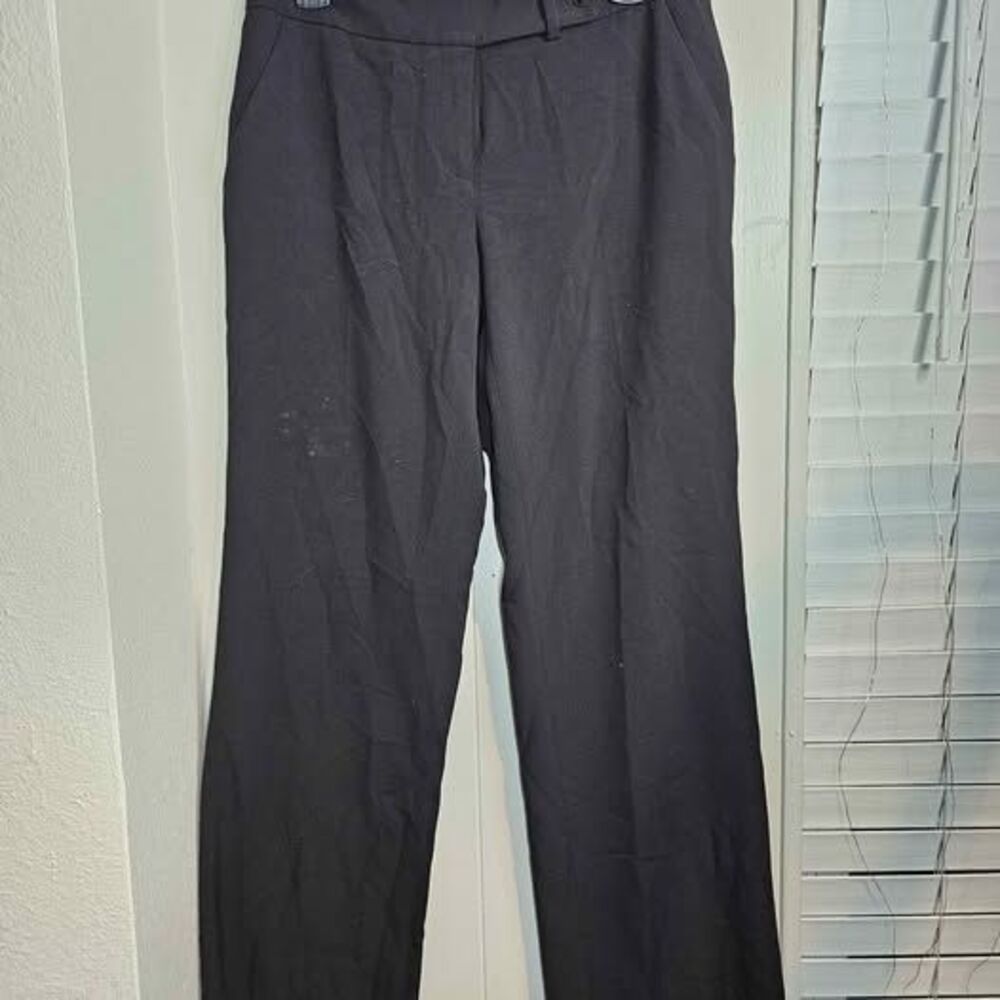 Calvin Klein Black Straight Leg Dress Pants Size 4